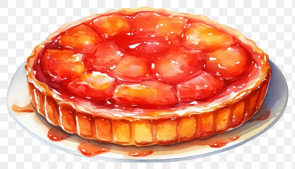 PNG Dessert food cake tart. AI generated Image by rawpixel.