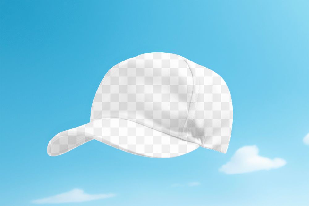 Cap, png transparent mockup