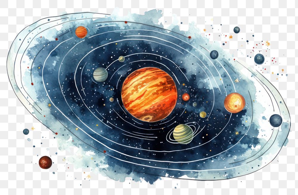 PNG Astronomy universe planet space transparent background