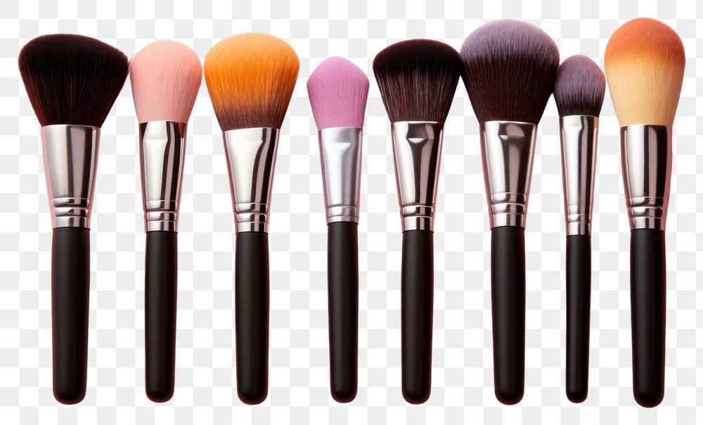 PNG Cosmetics brush tool variation. AI generated Image by rawpixel.