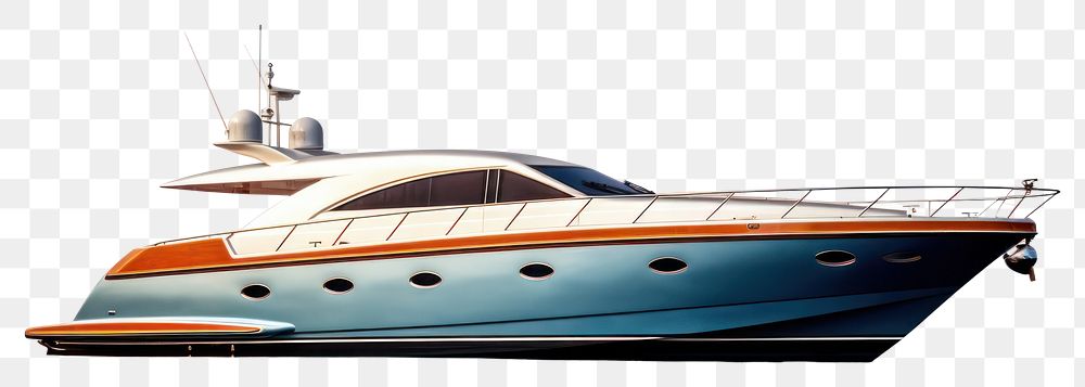 PNG Yacht boat vehicle white background. AI generated Image by rawpixel.