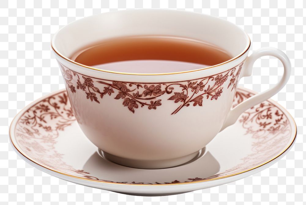 PNG Cup tea saucer drink. AI generated Image by rawpixel.