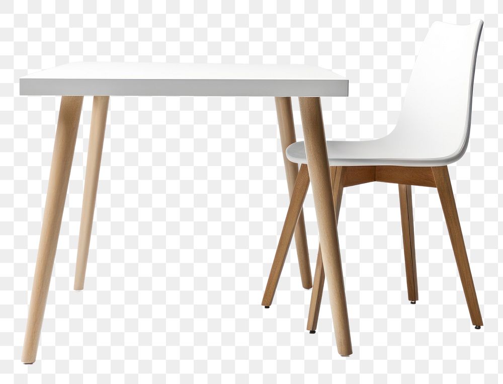 PNG  Chair table architecture furniture. AI generated Image by rawpixel.