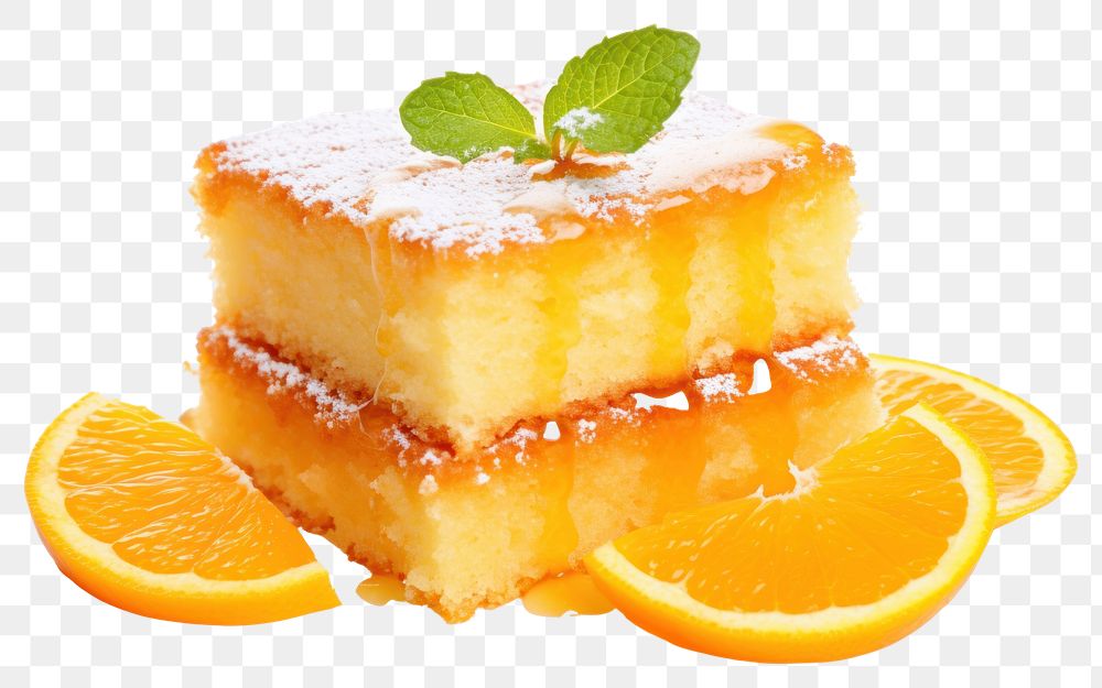 PNG Dessert orange fruit food. AI generated Image by rawpixel.