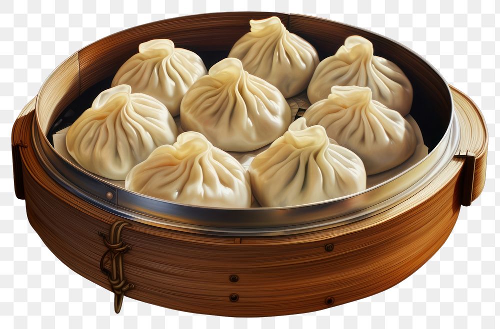PNG Xiaolongbao dumpling food ingredient. AI generated Image by rawpixel.