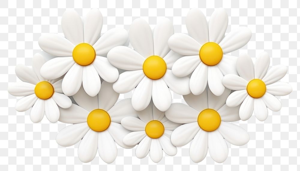 PNG Daisy flower petal plant. AI generated Image by rawpixel.