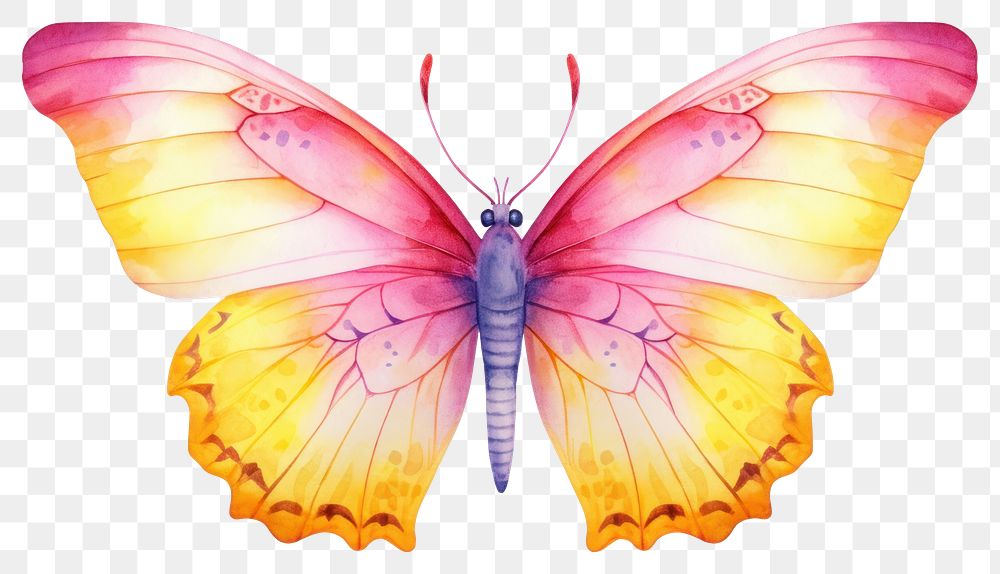 PNG Butterfly insect animal yellow