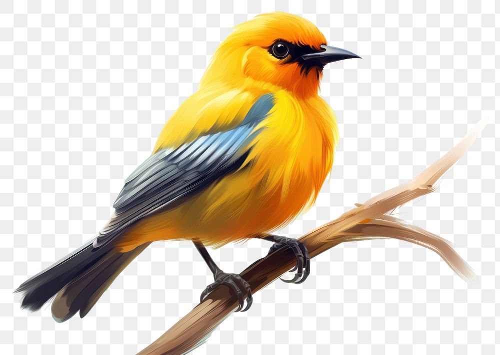 PNG Animal canary bird wildlife. AI generated Image by rawpixel.