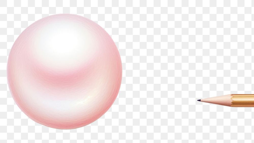 PNG Pearl jewelry sphere pen transparent background