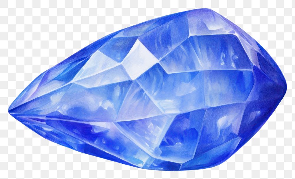 PNG Gemstone sapphire jewelry diamond transparent background