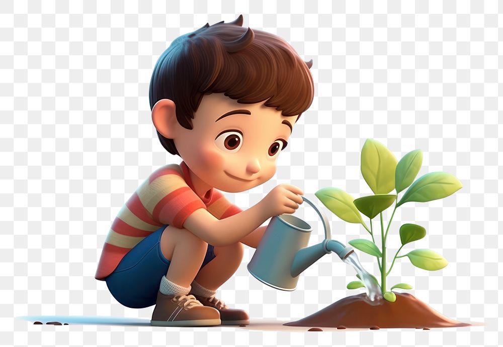 PNG Cartoon plant transparent background creativity. AI generated Image by rawpixel.