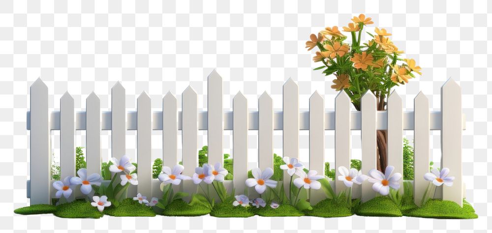 PNG Fence outdoors nature white