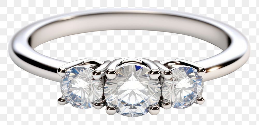 PNG Diamond ring platinum gemstone. AI generated Image by rawpixel.
