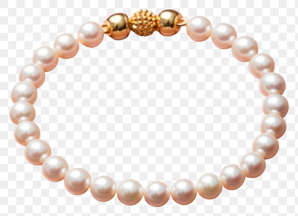 PNG Bracelet pearl jewelry white. 