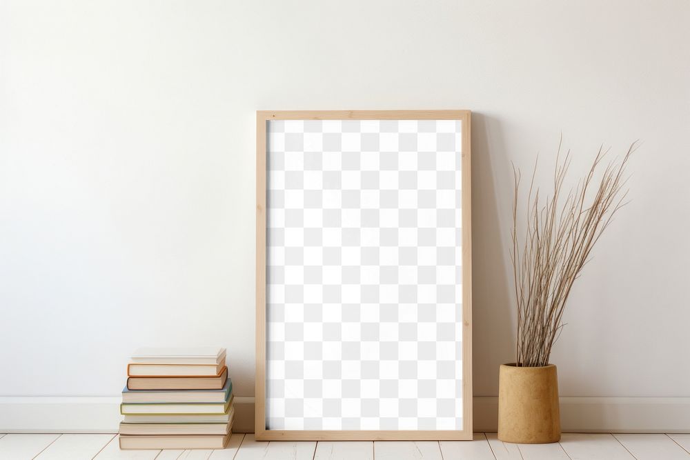 Picture frame png transparent mockup, wall decoration