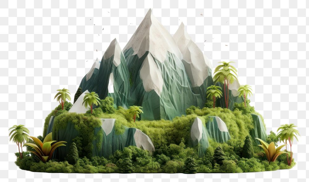 PNG Vegetation mountain outdoors nature transparent background