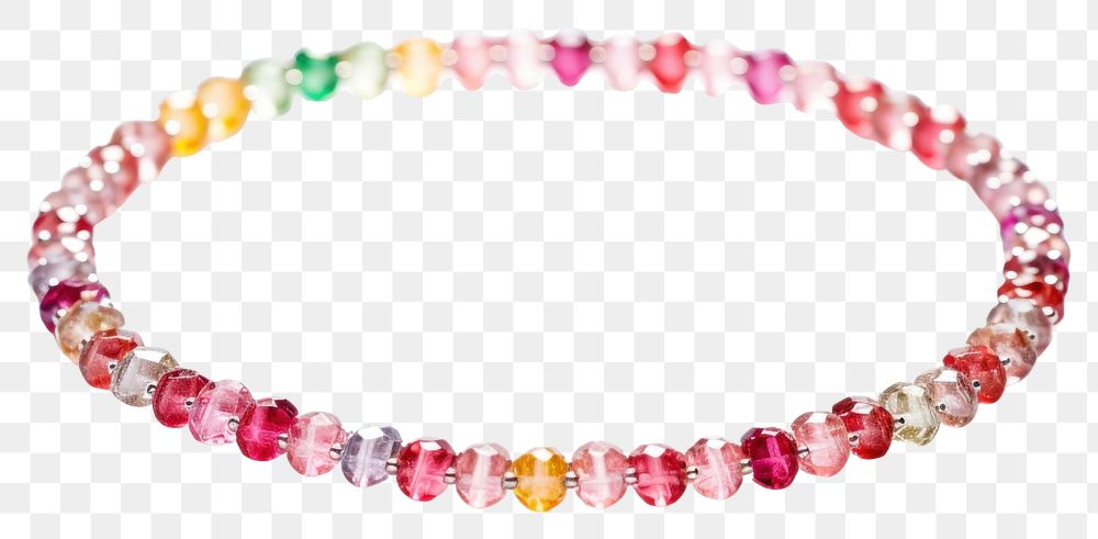 PNG Necklace bracelet gemstone jewelry. AI generated Image by rawpixel.