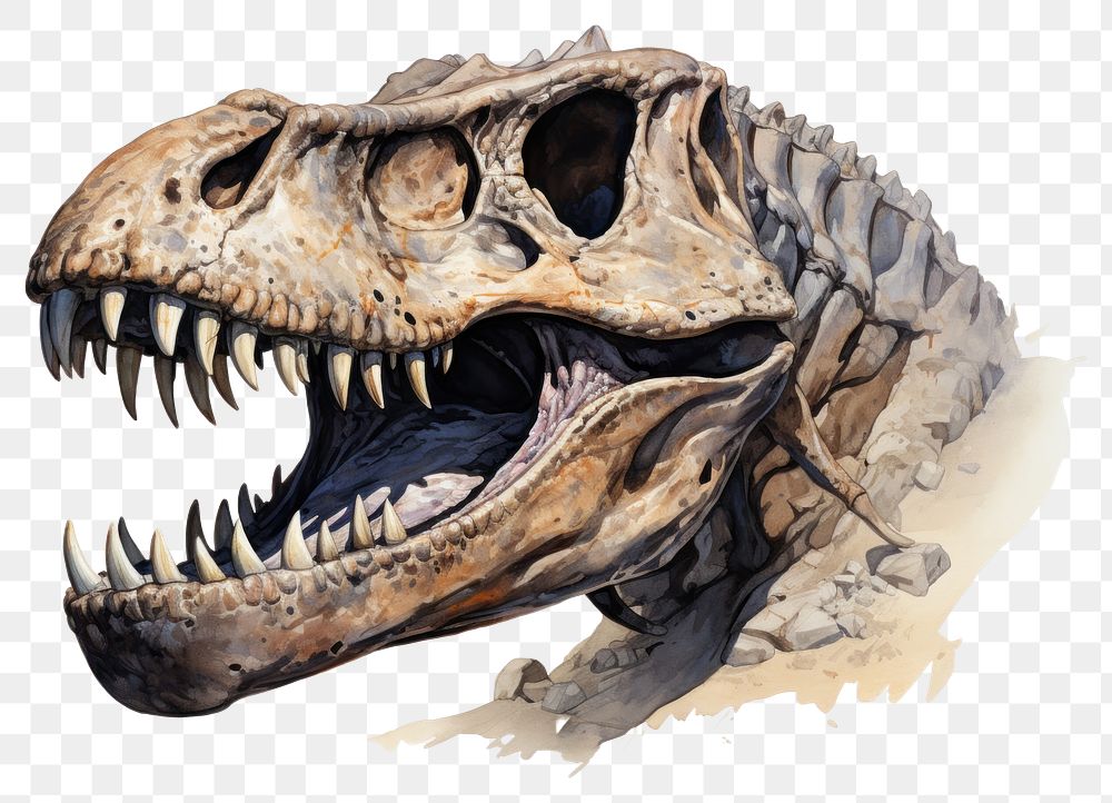 PNG Dinosaur reptile animal t-rex transparent background