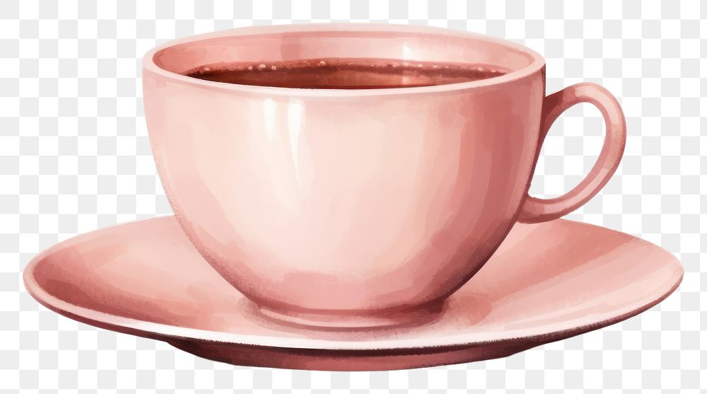 PNG Cup saucer coffee drink. AI generated Image by rawpixel.