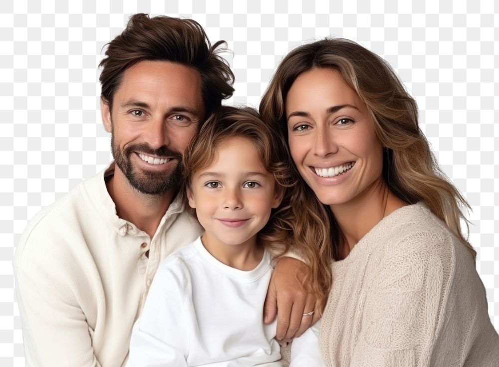 PNG Portrait family adult smile. AI generated Image by rawpixel.
