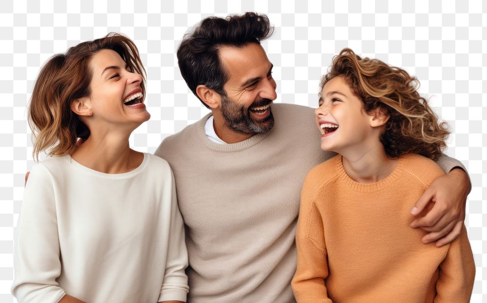 PNG Laughing adult smile togetherness. AI generated Image by rawpixel.