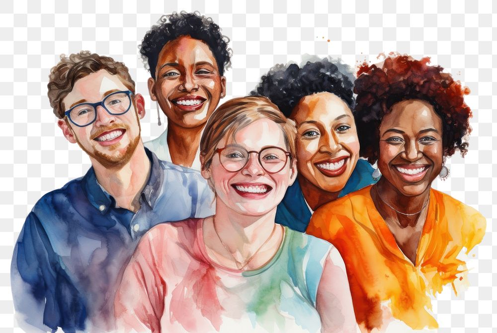 PNG Laughing portrait glasses adult. 
