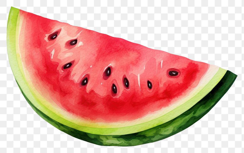 PNG Watermelon fruit slice plant. AI generated Image by rawpixel.