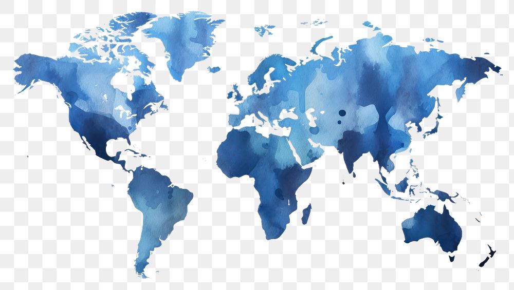 PNG Map world backgrounds splattered. AI generated Image by rawpixel.