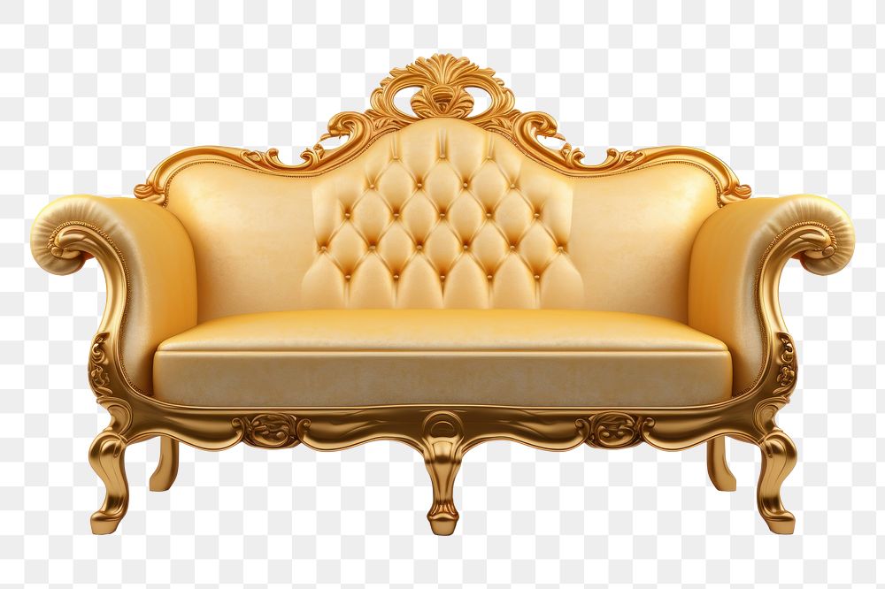 PNG Furniture armchair gold sofa