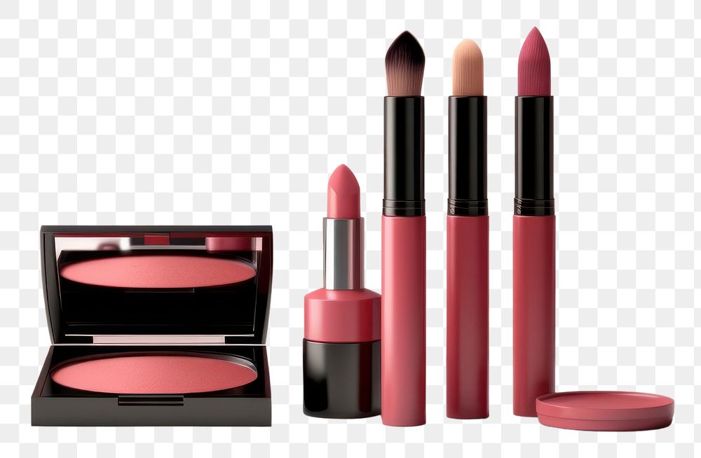 PNG Cosmetics lipstick variation glamour. AI generated Image by rawpixel.