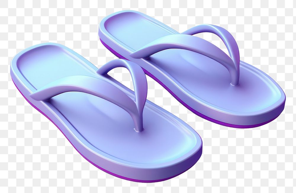 PNG Flip-flops footwear pair  