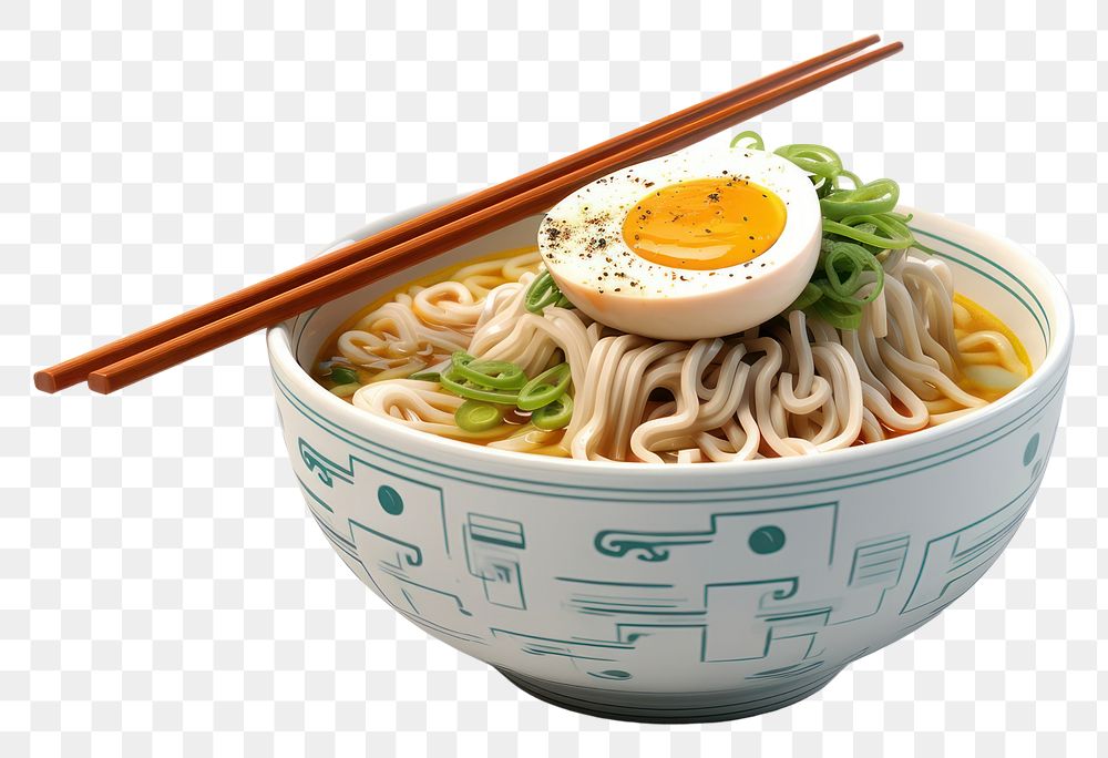 PNG  Ramen food meal soup. AI generated Image by rawpixel.