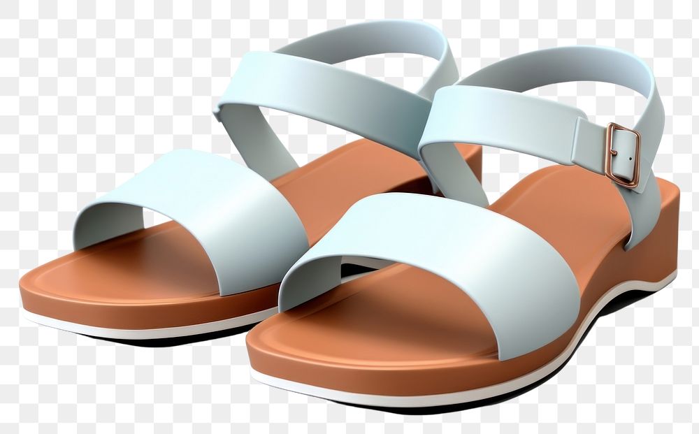 PNG Footwear sandal white background flip-flops. AI generated Image by rawpixel.