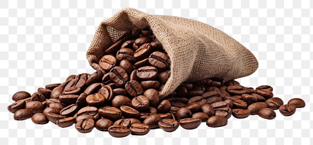 PNG Coffee sack coffee beans transparent background