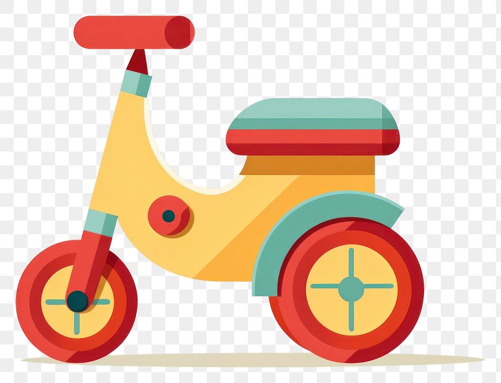 PNG  Motorcycle tricycle vehicle toy. AI generated Image by rawpixel.