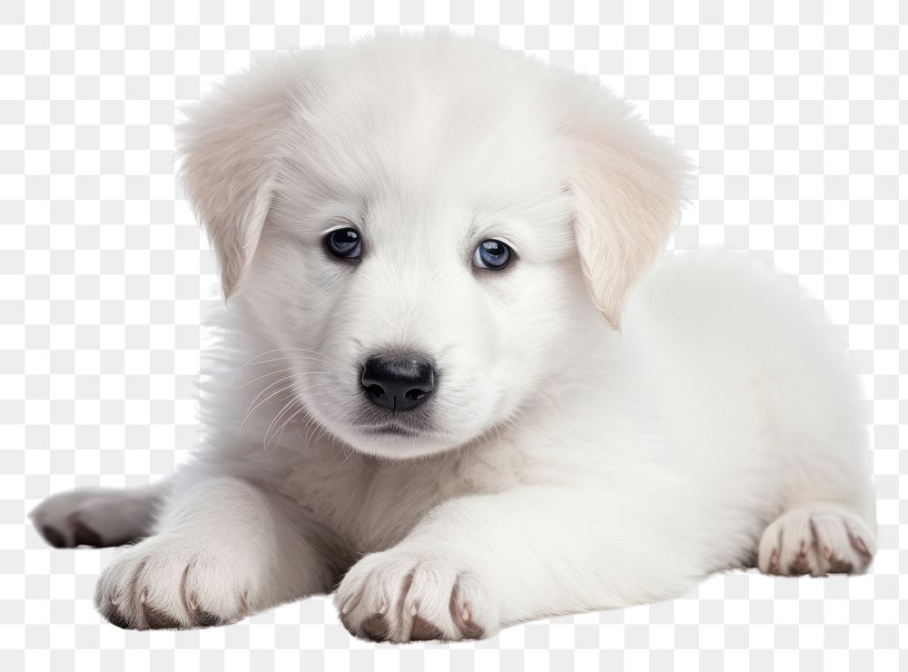 PNG Puppy mammal animal white. AI generated Image by rawpixel.