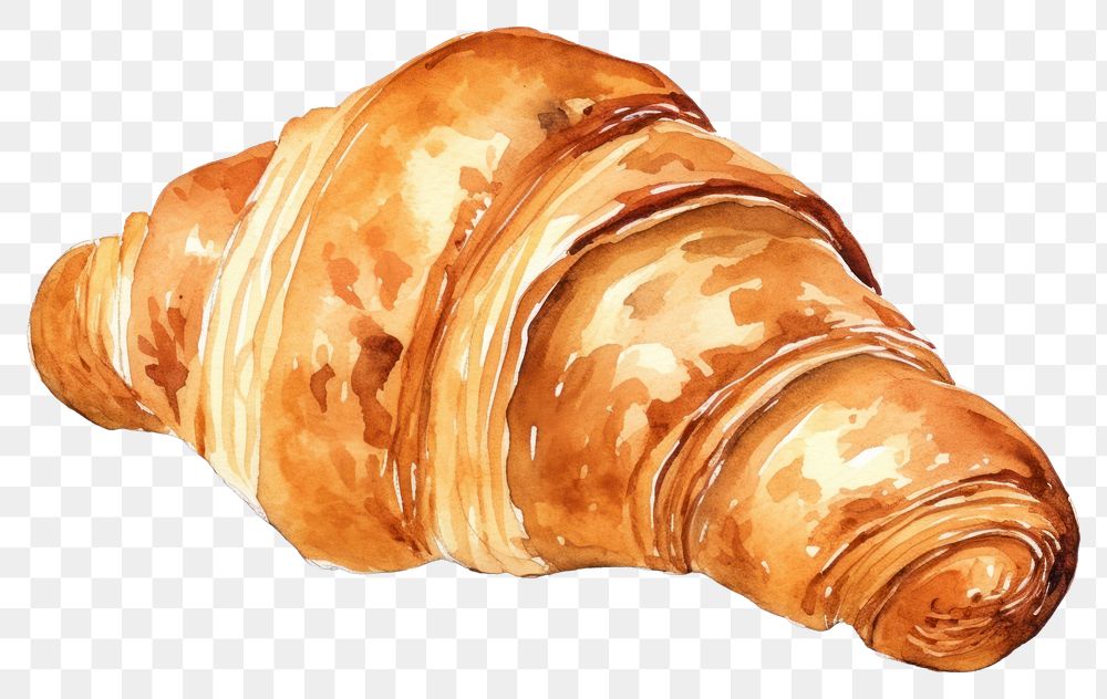 PNG Croissant paper food viennoiserie. AI generated Image by rawpixel.