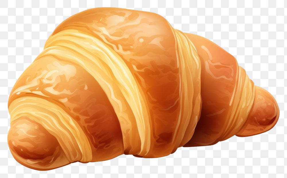 PNG Croissant food viennoiserie xiaolongbao. AI generated Image by rawpixel.
