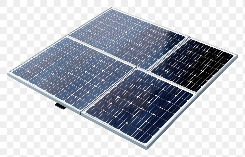 PNG Solar panels electricity technology efficiency. 