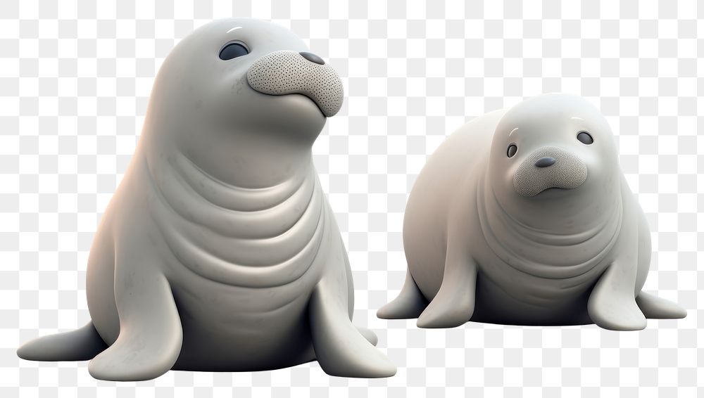PNG Seal wildlife cartoon animal. AI generated Image by rawpixel.