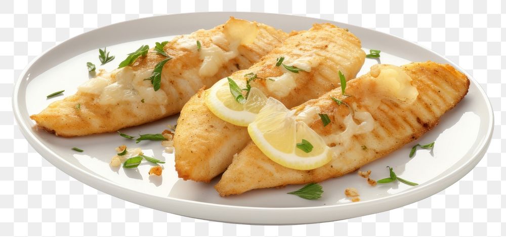 PNG Garlic Fried Fish bread fried plate. 