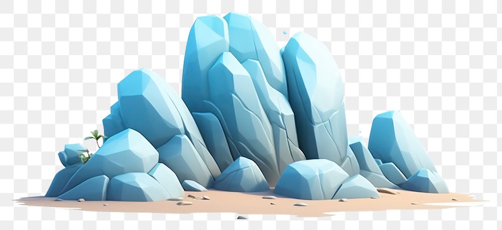 PNG  Outdoors glacier cartoon nature. AI generated Image by rawpixel.