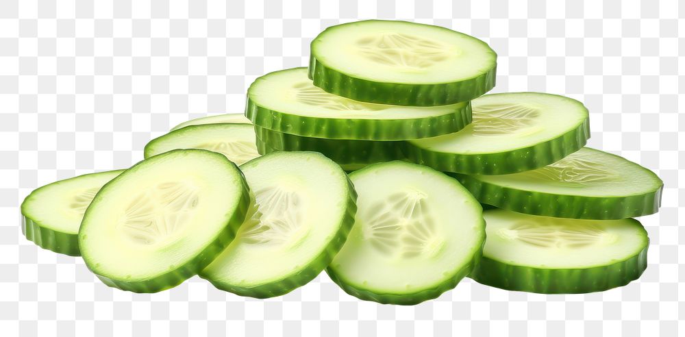 PNG Cucumber vegetable slice plant. AI generated Image by rawpixel.