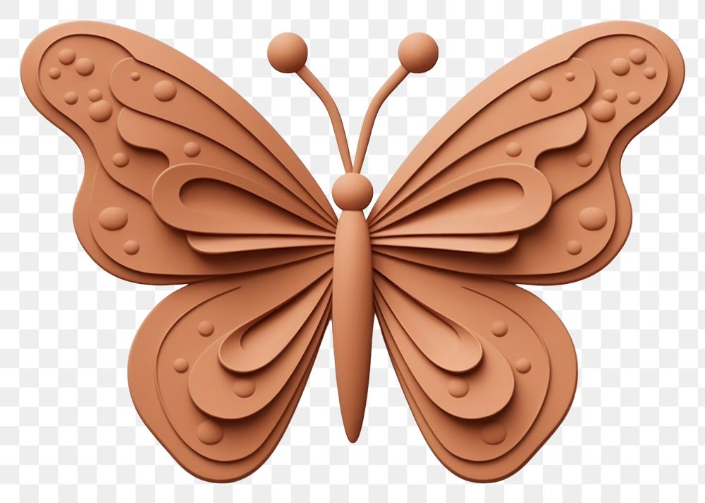 PNG Butterfly white background confectionery accessories. AI generated Image by rawpixel.