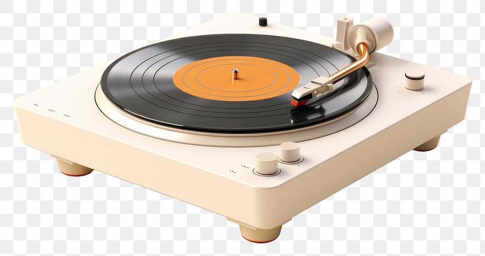 PNG Electronics turntable gramophone technology. AI generated Image by rawpixel.