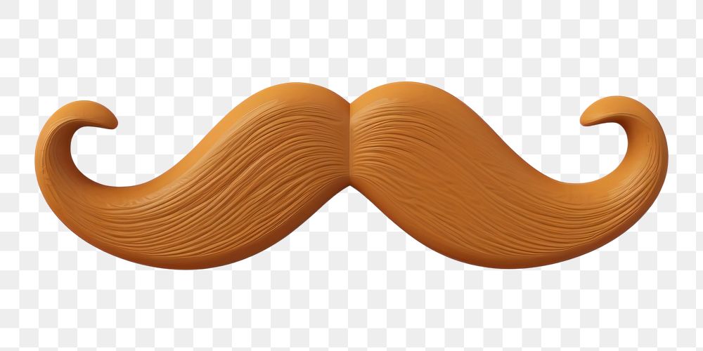 PNG Mustache white background simplicity moustache. AI generated Image by rawpixel.