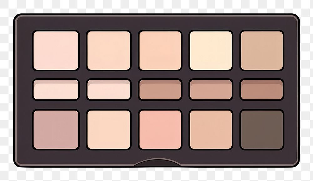 PNG Cosmetics palette technology shape. AI generated Image by rawpixel.