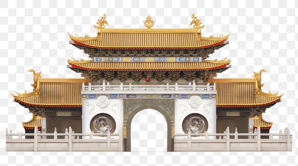 PNG Longshan temple architecture building pagoda. AI generated Image by rawpixel.