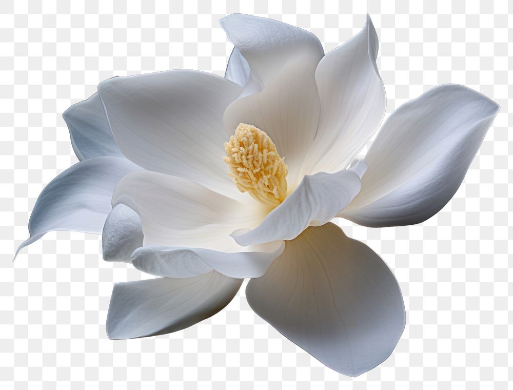 PNG Flower magnolia blossom petal. AI generated Image by rawpixel.