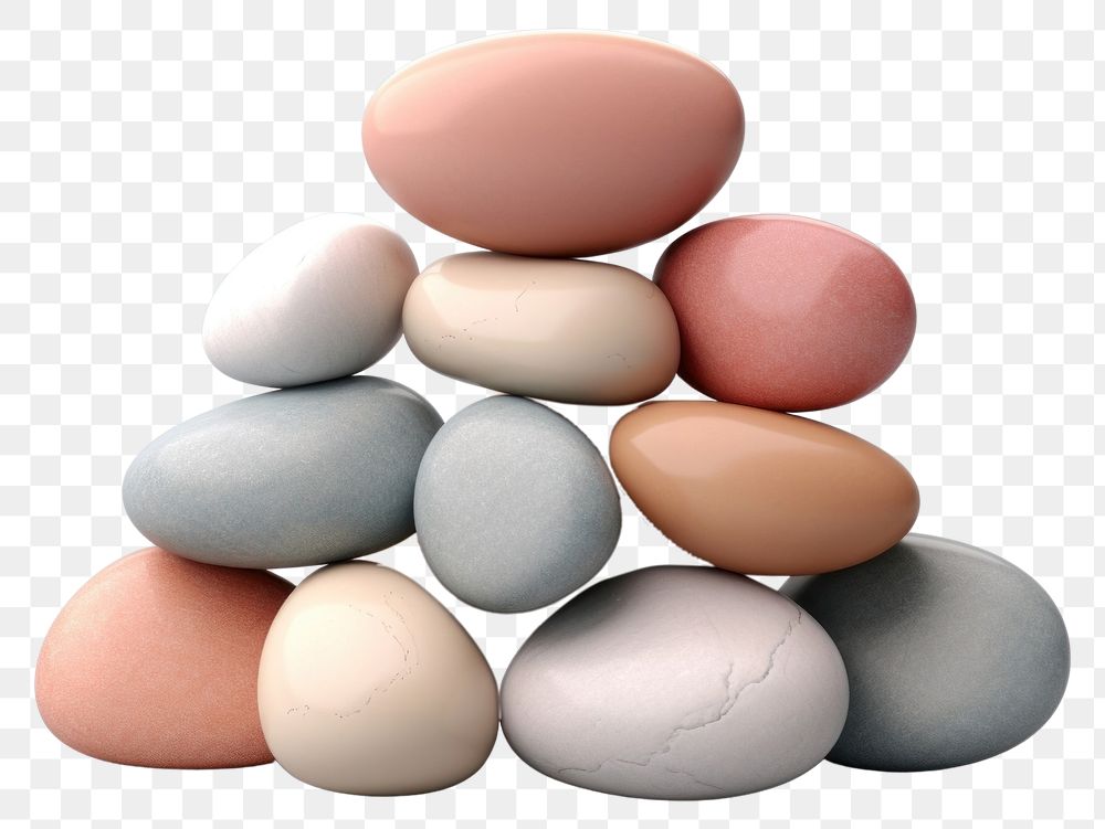 PNG Pebble pill egg simplicity. AI generated Image by rawpixel.